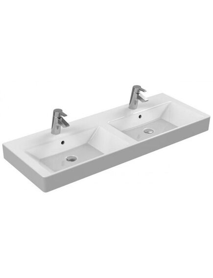 Купить Двойной умывальник Ideal Standard STRADA K079101 (K079101) по цене 67491 руб., в Санкт-Петебруге в интернет магазине 100-Систем, а также дургие товары IDEAL STANDARD из раздела Подвесные раковины и Раковины и пьедесталы