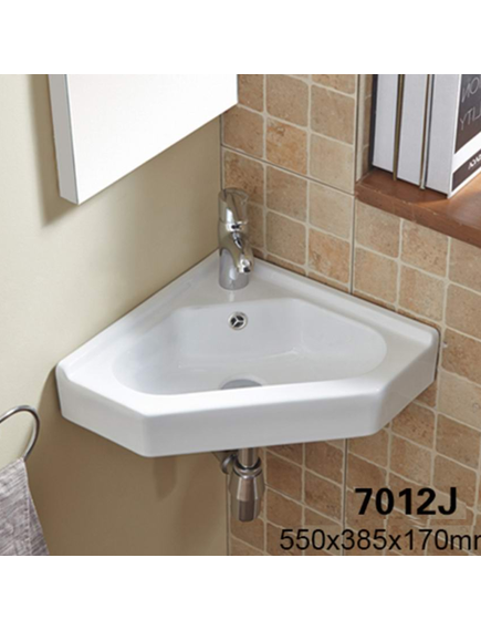 Купить Раковина CeramaLux 69 7012J Белая (7012j) по цене 7800 руб., в Санкт-Петебруге в интернет магазине 100-Систем, а также дургие товары CeramaLux из раздела Подвесные раковины и Раковины и пьедесталы