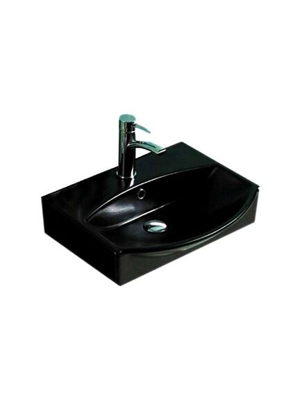 Купить Раковина-чаша CeramaLux 50 78014CMB Черная (78014cmb) по цене 10700 руб., в Санкт-Петебруге в интернет магазине 100-Систем, а также дургие товары CeramaLux из раздела Подвесные раковины и Раковины и пьедесталы