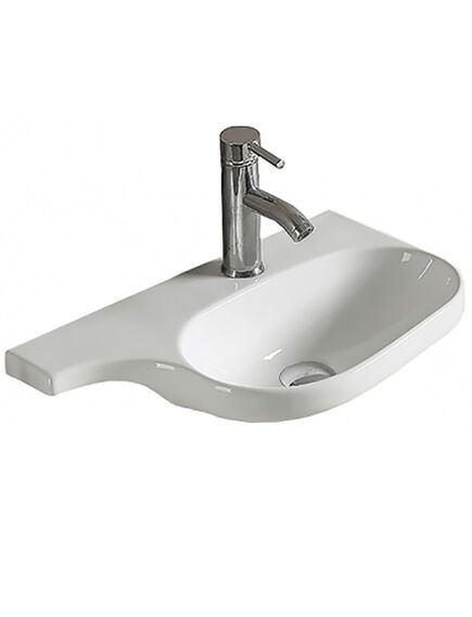 Купить Раковина CeramaLux 50 78365 Белая (78365) по цене 5800 руб., в Санкт-Петебруге в интернет магазине 100-Систем, а также дургие товары CeramaLux из раздела Подвесные раковины и Раковины и пьедесталы