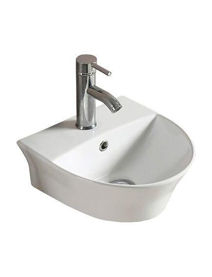 Купить Раковина CeramaLux 35 78370 Белая (78370) по цене 7300 руб., в Санкт-Петебруге в интернет магазине 100-Систем, а также дургие товары CeramaLux из раздела Подвесные раковины и Раковины и пьедесталы
