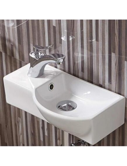 Купить Раковина CeramaLux 40 7947AR Белая (7947ar) по цене 7100 руб., в Санкт-Петебруге в интернет магазине 100-Систем, а также дургие товары CeramaLux из раздела Подвесные раковины и Раковины и пьедесталы