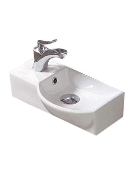 Купить Раковина CeramaLux 40 7947AR Белая (7947ar) по цене 7100 руб., в Санкт-Петебруге в интернет магазине 100-Систем, а также дургие товары CeramaLux из раздела Подвесные раковины и Раковины и пьедесталы