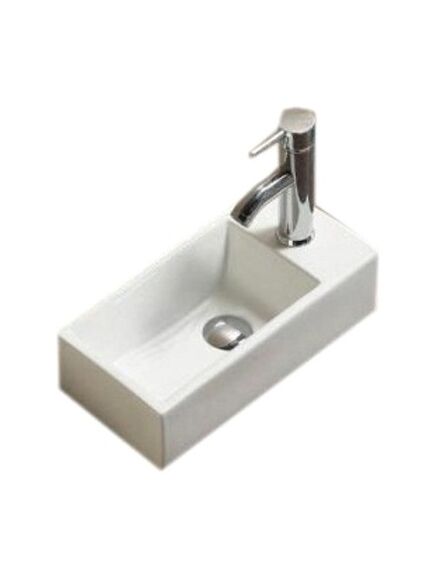 Купить CeramaLux N 9048DL Раковина накладная  41 см (9048dl) по цене 8400 руб., в Санкт-Петебруге в интернет магазине 100-Систем, а также дургие товары CeramaLux из раздела Подвесные раковины и Раковины и пьедесталы