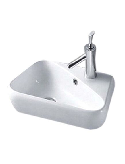 Купить CeramaLux N 9275L Раковина накладная  45 см (9275L) по цене 7100 руб., в Санкт-Петебруге в интернет магазине 100-Систем, а также дургие товары CeramaLux из раздела Подвесные раковины и Раковины и пьедесталы