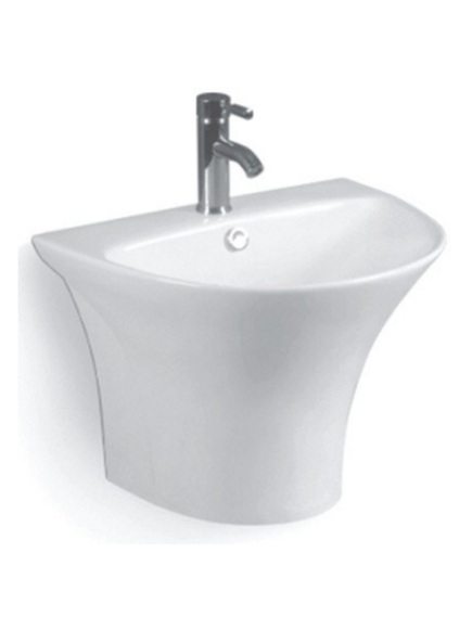 Купить CeramaLux N NB 165 Раковина подвесная  57 см (nb165) по цене 16250 руб., в Санкт-Петебруге в интернет магазине 100-Систем, а также дургие товары CeramaLux из раздела Подвесные раковины и Раковины и пьедесталы