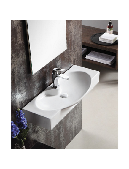 Купить CeramaLux N STR 4282B Раковина накладная  80 см (str4282b) по цене 13900 руб., в Санкт-Петебруге в интернет магазине 100-Систем, а также дургие товары CeramaLux из раздела Подвесные раковины и Раковины и пьедесталы