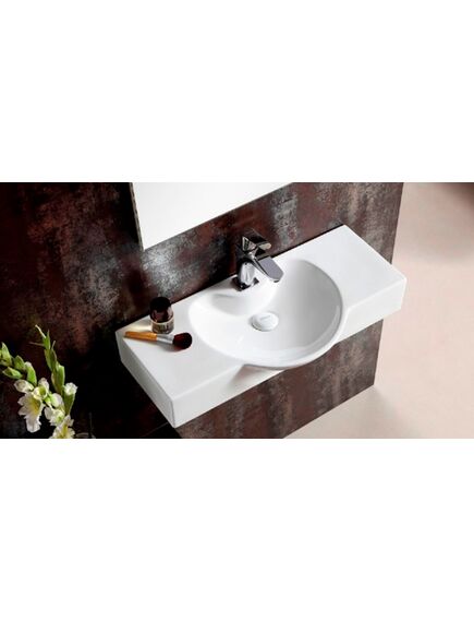 Купить CeramaLux N STR 4280C Раковина накладная  70 см (str4280c) по цене 13400 руб., в Санкт-Петебруге в интернет магазине 100-Систем, а также дургие товары CeramaLux из раздела Подвесные раковины и Раковины и пьедесталы