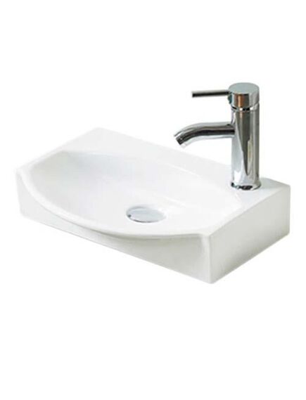 Купить CeramaLux N 78014Т Раковина накладная  42 см (78014t) по цене 7100 руб., в Санкт-Петебруге в интернет магазине 100-Систем, а также дургие товары CeramaLux из раздела Подвесные раковины и Раковины и пьедесталы