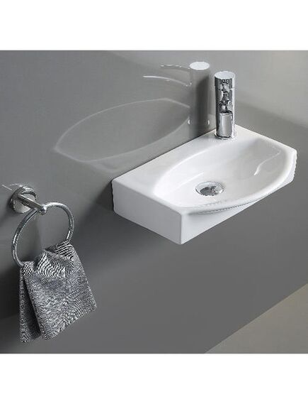 Купить CeramaLux N 78014Т Раковина накладная  42 см (78014t) по цене 7100 руб., в Санкт-Петебруге в интернет магазине 100-Систем, а также дургие товары CeramaLux из раздела Подвесные раковины и Раковины и пьедесталы