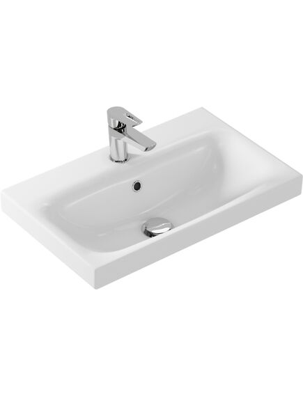 Купить Раковина MODUO 60 SLIM (s-um-mod60sl/1) по цене 4790 руб., в Санкт-Петебруге в интернет магазине 100-Систем, а также дургие товары CERSANIT из раздела Подвесные раковины и Раковины и пьедесталы
