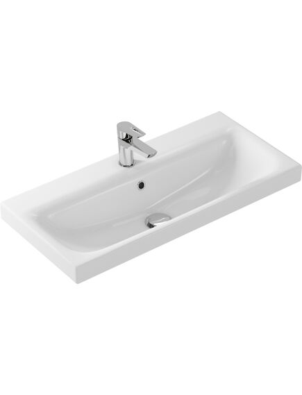 Купить Раковина MODUO 80 SLIM (s-um-mod80sl/1) по цене 7390 руб., в Санкт-Петебруге в интернет магазине 100-Систем, а также дургие товары CERSANIT из раздела Подвесные раковины и Раковины и пьедесталы