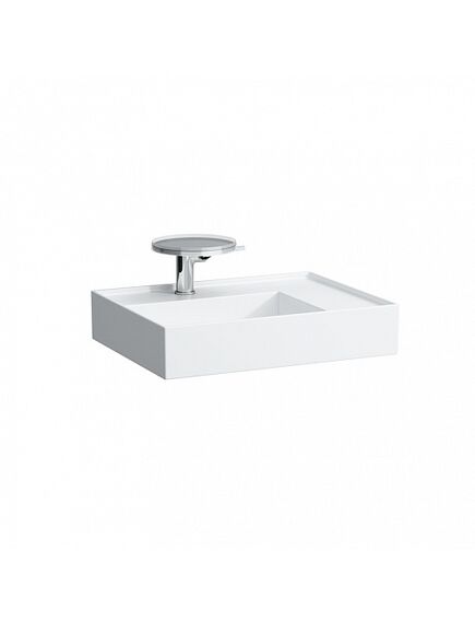 Купить Раковина Laufen K by Laufen 600x460х120 полка справа 8.1033.4.000.104.1 (8.1033.4.000.104.1) по цене 62754.77 руб., в Санкт-Петебруге в интернет магазине 100-Систем, а также дургие товары LAUFEN из раздела Подвесные раковины и Раковины и пьедесталы