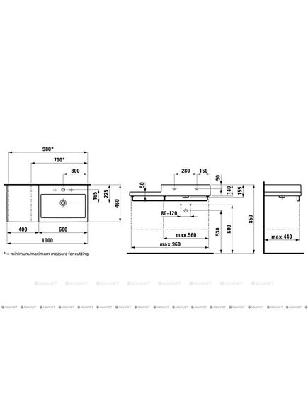 Купить Раковина Laufen Living City 8.1843.1.000.104.1 (8.1843.1.000.104.1) по цене 18788 руб., в Санкт-Петебруге в интернет магазине 100-Систем, а также дургие товары LAUFEN из раздела Подвесные раковины и Раковины и пьедесталы