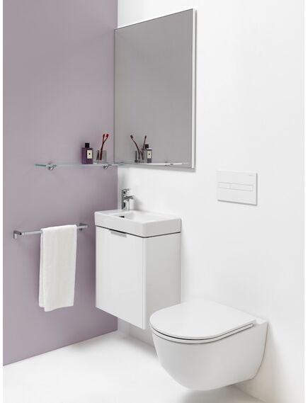 Купить Раковина Laufen Pro S 48 8.1595 L Белая (8.1595.5.000.104.1) по цене 11990 руб., в Санкт-Петебруге в интернет магазине 100-Систем, а также дургие товары LAUFEN из раздела Подвесные раковины и Раковины и пьедесталы