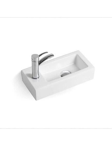 Купить Раковина керамическая Vincea VBS-133L, 370*180*90, подвесная, цвет белый, левая, , шт (vbs-133l) по цене 4493.5 руб., в Санкт-Петебруге в интернет магазине 100-Систем, а также дургие товары Vincea из раздела Подвесные раковины и Раковины и пьедесталы
