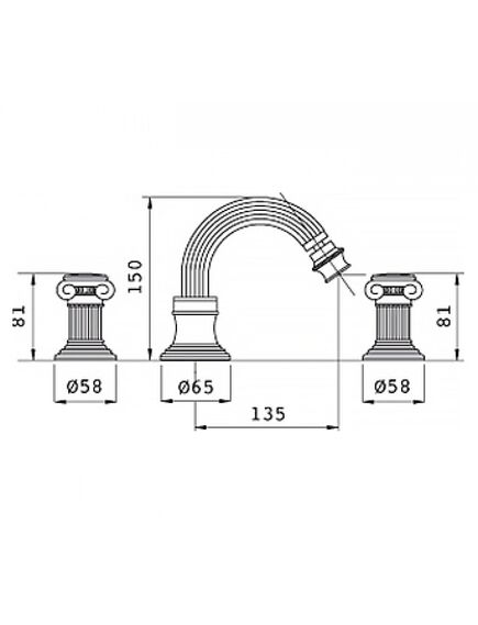 Купить Смеситель Cezares Olimp BBS2 03/24 Sw для биде (olimp-bbs2-03/24-sw) по цене 103580 руб., в Санкт-Петебруге в интернет магазине 100-Систем, а также дургие товары CEZARES из раздела Смесители для биде и Смесители