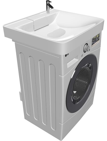 Купить 1Marka Раковина Laundry 600*600 (у71489) по цене 12023 руб., в Санкт-Петебруге в интернет магазине 100-Систем, а также дургие товары 1MARKA из раздела Раковины над стиральной машиной и Раковины и пьедесталы