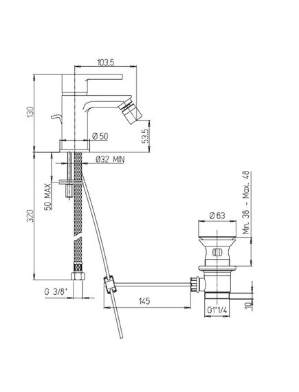 Купить Смеситель для биде Paini Arena (92cr3062sftkm) по цене 9900 руб., в Санкт-Петебруге в интернет магазине 100-Систем, а также дургие товары Paini из раздела Смесители для биде и Смесители