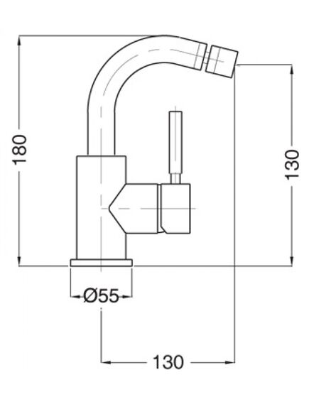 Купить Смеситель Cezares Olimp BSM2 03/24 L для биде (olimp-bsm2-03/24-l) по цене 50610 руб., в Санкт-Петебруге в интернет магазине 100-Систем, а также дургие товары CEZARES из раздела Смесители для биде и Смесители