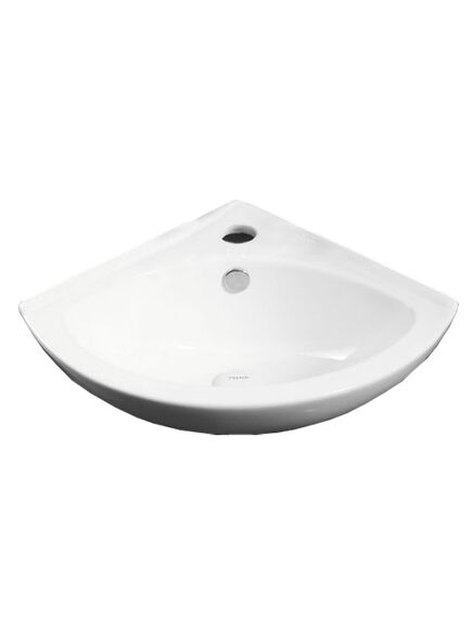 Купить Раковина угловая Azario 40.5х40.5х12.5 белая (az-41196) по цене 8343 руб., в Санкт-Петебруге в интернет магазине 100-Систем, а также дургие товары Azario из раздела Угловые раковины и Раковины и пьедесталы