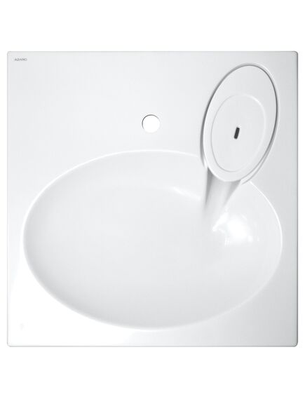 Купить Раковина подвесная Azario Elegance 59.2х59.2х9 Белый  (cs00078300) по цене 9873 руб., в Санкт-Петебруге в интернет магазине 100-Систем, а также дургие товары Azario из раздела Раковины над стиральной машиной и Раковины и пьедесталы