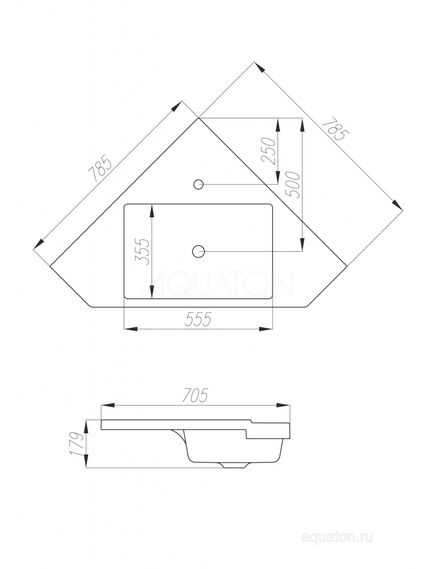 Купить Раковина AQUATON Кантара белая 1A715331AN010 (1a715331an010) по цене 2049.7 руб., в Санкт-Петебруге в интернет магазине 100-Систем, а также дургие товары AQUATON из раздела Угловые раковины и Раковины и пьедесталы