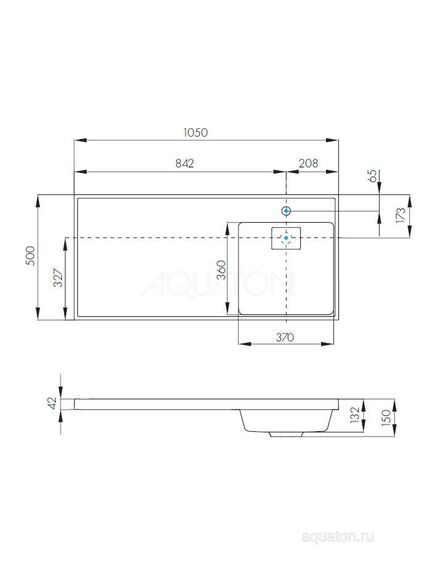 Купить Раковина AQUATON Лондри 1050 белая правая 1A72223KLH010 (1a72223klh010) по цене 16226.5 руб., в Санкт-Петебруге в интернет магазине 100-Систем, а также дургие товары AQUATON из раздела Раковины над стиральной машиной и Раковины и пьедесталы
