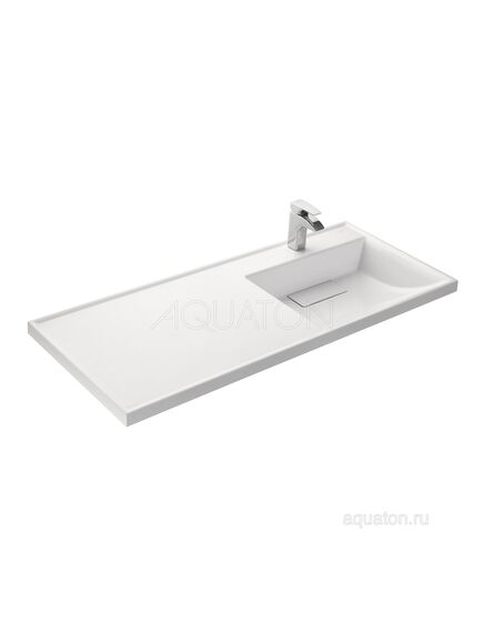 Купить Раковина AQUATON Лондри 1200 белая правая 1A72243KLH010 (1a72243klh010) по цене 18521.5 руб., в Санкт-Петебруге в интернет магазине 100-Систем, а также дургие товары AQUATON из раздела Раковины над стиральной машиной и Раковины и пьедесталы