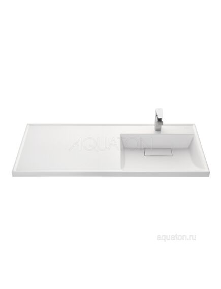 Купить Раковина AQUATON Лондри 1200 белая правая 1A72243KLH010 (1a72243klh010) по цене 18521.5 руб., в Санкт-Петебруге в интернет магазине 100-Систем, а также дургие товары AQUATON из раздела Раковины над стиральной машиной и Раковины и пьедесталы