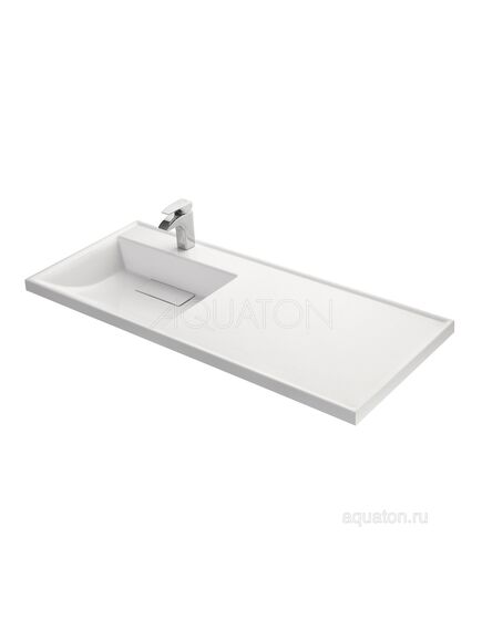 Купить Раковина AQUATON Лондри 1200 белая левая 1A72843KLH01L (1a72843klh01l) по цене 18521.5 руб., в Санкт-Петебруге в интернет магазине 100-Систем, а также дургие товары AQUATON из раздела Раковины над стиральной машиной и Раковины и пьедесталы