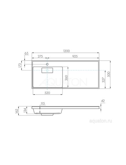 Купить Раковина AQUATON Лондри 1200 белая левая 1A72843KLH01L (1a72843klh01l) по цене 18521.5 руб., в Санкт-Петебруге в интернет магазине 100-Систем, а также дургие товары AQUATON из раздела Раковины над стиральной машиной и Раковины и пьедесталы