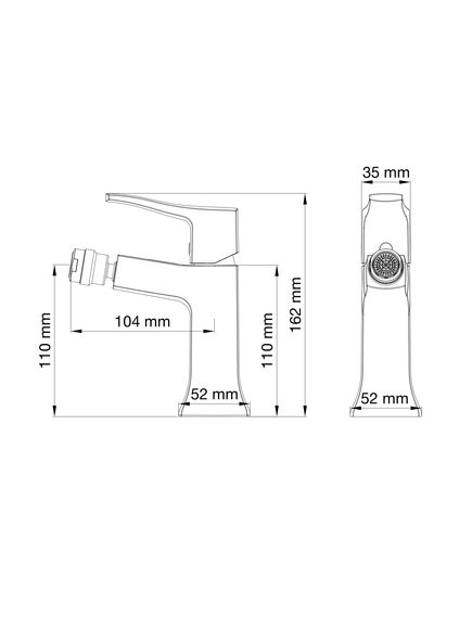 Купить Смеситель для биде WONZON & WOGHAND FLEX, Брашированное золото (WW-88016072-BG) (ww-88016072-bg) по цене 14456 руб., в Санкт-Петебруге в интернет магазине 100-Систем, а также дургие товары WONZON & WOGHAND из раздела Смесители для биде и Смесители