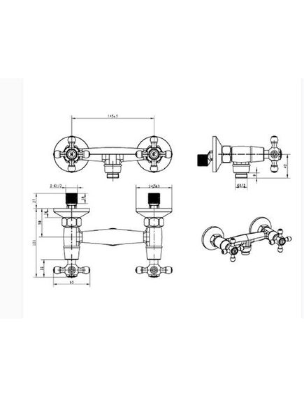 Купить Смеситель для душа (274-camelia) по цене 44899 руб., в Санкт-Петебруге в интернет магазине 100-Систем, а также дургие товары BOHEME из раздела Смесители для душа без излива и Смесители для ванны и душа