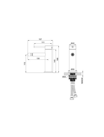 Купить Смеситель для биде WONZON & WOGHAND STICK, Брашированное золото (WW-88339017-BG) (ww-88339017-bg) по цене 14616 руб., в Санкт-Петебруге в интернет магазине 100-Систем, а также дургие товары WONZON & WOGHAND из раздела Смесители для биде и Смесители