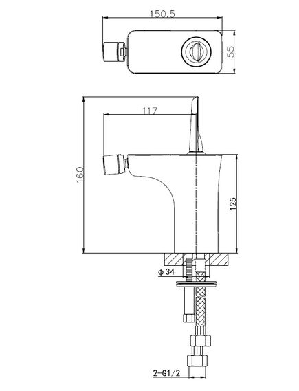 Купить Смеситель для биде WONZON & WOGHAND SHARK, Хром (WW-48B5001-CR) (ww-48b5001-cr) по цене 24473 руб., в Санкт-Петебруге в интернет магазине 100-Систем, а также дургие товары WONZON & WOGHAND из раздела Смесители для биде и Смесители