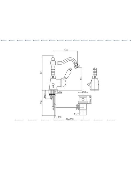 Купить Смеситель для биде Cezares VINTAGE-BSM2-02-Sw, бронза (vintage-bsm2-02-sw) по цене 46600 руб., в Санкт-Петебруге в интернет магазине 100-Систем, а также дургие товары CEZARES из раздела Смесители для биде и Смесители