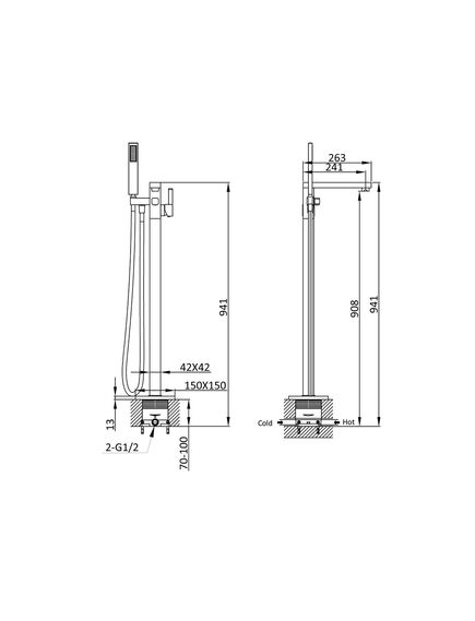 Купить Смеситель для ванны напольный VTF-101CH однорычажный, хром, , шт (vtf-101ch) по цене 41591 руб., в Санкт-Петебруге в интернет магазине 100-Систем, а также дургие товары Vincea из раздела Напольные смесители для ванны, раковины и Смесители для ванны и душа
