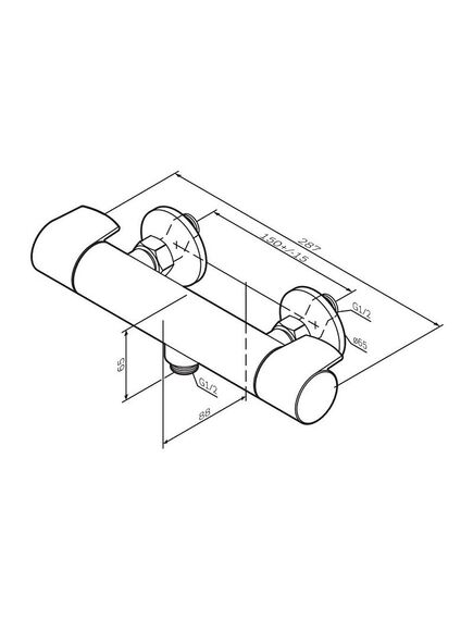 Купить F85A40000 X-Joy, смеситель д/душа с ТМС, хром (f85a40000) по цене 11990 руб., в Санкт-Петебруге в интернет магазине 100-Систем, а также дургие товары AM.PM из раздела Смесители для душа без излива и Смесители для ванны и душа