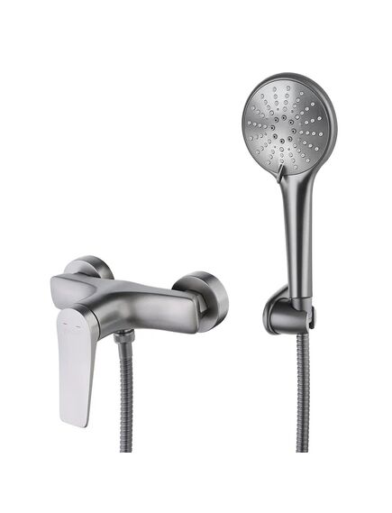 Купить Смеситель Lemark Bronx LM3703GM для душа (lm3703gm) по цене 10720 руб., в Санкт-Петебруге в интернет магазине 100-Систем, а также дургие товары LEMARK из раздела Смесители для душа без излива и Смесители для ванны и душа