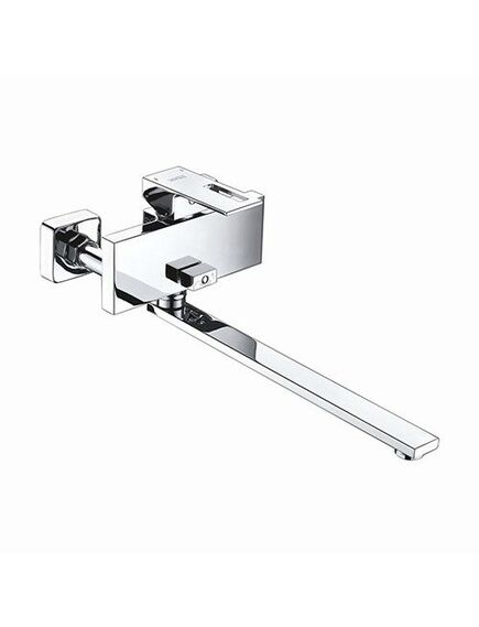 Купить Смеситель для ванны WasserKRAFT Alme 1502L универсальный Хром (1502l) по цене 11796 руб., в Санкт-Петебруге в интернет магазине 100-Систем, а также дургие товары WasserKRAFT из раздела Смесители с длинным изливом и Смесители для ванны и душа