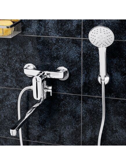 Купить Смеситель для ванны WasserKRAFT Vils 5602L универсальный Хром (5602L) по цене 16860 руб., в Санкт-Петебруге в интернет магазине 100-Систем, а также дургие товары WasserKRAFT из раздела Смесители с длинным изливом и Смесители для ванны и душа