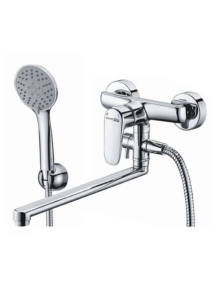 Купить Смеситель для ванны WasserKRAFT Vils 5602L универсальный Хром (5602L) по цене 16860 руб., в Санкт-Петебруге в интернет магазине 100-Систем, а также дургие товары WasserKRAFT из раздела Смесители с длинным изливом и Смесители для ванны и душа