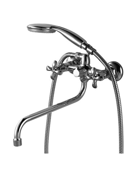 Купить Смеситель Lemark Flora LM0151C универсальный (lm0151c) по цене 6440 руб., в Санкт-Петебруге в интернет магазине 100-Систем, а также дургие товары LEMARK из раздела Смесители с длинным изливом и Смесители для ванны и душа