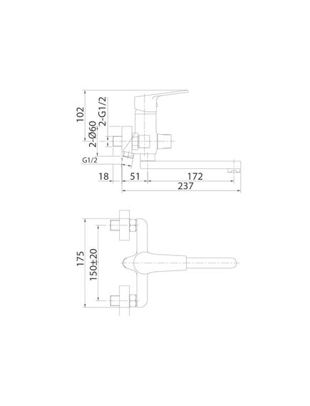 Купить Смеситель для ванны, Helic, Milardo, HELSB02M02 (helsb02m02) по цене 6990 руб., в Санкт-Петебруге в интернет магазине 100-Систем, а также дургие товары MILARDO из раздела Смесители с длинным изливом и Смесители для ванны и душа