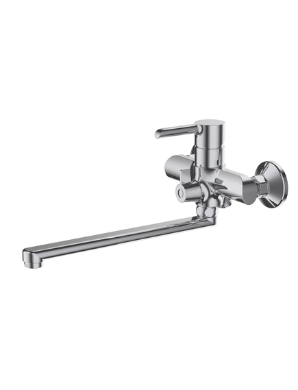 Купить Смеситель для ванны Logic AQL3034CR хром (aql1734cr) по цене 6536 руб., в Санкт-Петебруге в интернет магазине 100-Систем, а также дургие товары  из раздела Смесители с длинным изливом и Смесители для ванны и душа