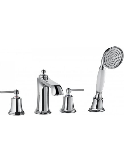 Купить Смеситель на борт ванны Cezares LIBERTY-F-BVD4-01, хром (liberty-f-bvd4-01) по цене 30650 руб., в Санкт-Петебруге в интернет магазине 100-Систем, а также дургие товары CEZARES из раздела Смесители на борт ванны и Смесители для ванны и душа