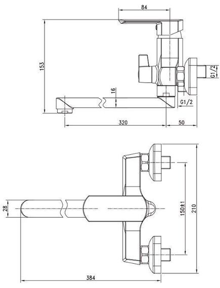 Купить Смеситель для ванны с душем Aquanet Cinetic AF120-21С (AF120-21С) по цене 6920 руб., в Санкт-Петебруге в интернет магазине 100-Систем, а также дургие товары AQUANET из раздела Смесители с длинным изливом и Смесители для ванны и душа
