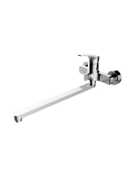 Купить Смеситель для ванны с душем Aquanet Static AF330-21C (af330-21c) по цене 10490 руб., в Санкт-Петебруге в интернет магазине 100-Систем, а также дургие товары AQUANET из раздела Смесители с длинным изливом и Смесители для ванны и душа