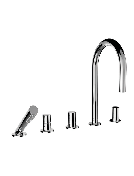 Купить Смеситель на борт ванны Laufen Kartell 3.2233.5.004.282.1 с термостатом Хром (3.2233.5.004.282.1) по цене 286121 руб., в Санкт-Петебруге в интернет магазине 100-Систем, а также дургие товары LAUFEN из раздела Смесители на борт ванны и Смесители для ванны и душа